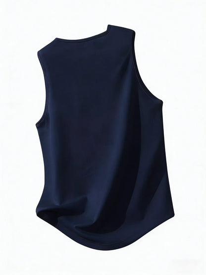 Men's large-sized archer pattern vest - Suitable for summer and fitness, with a casual style and comfortable fit